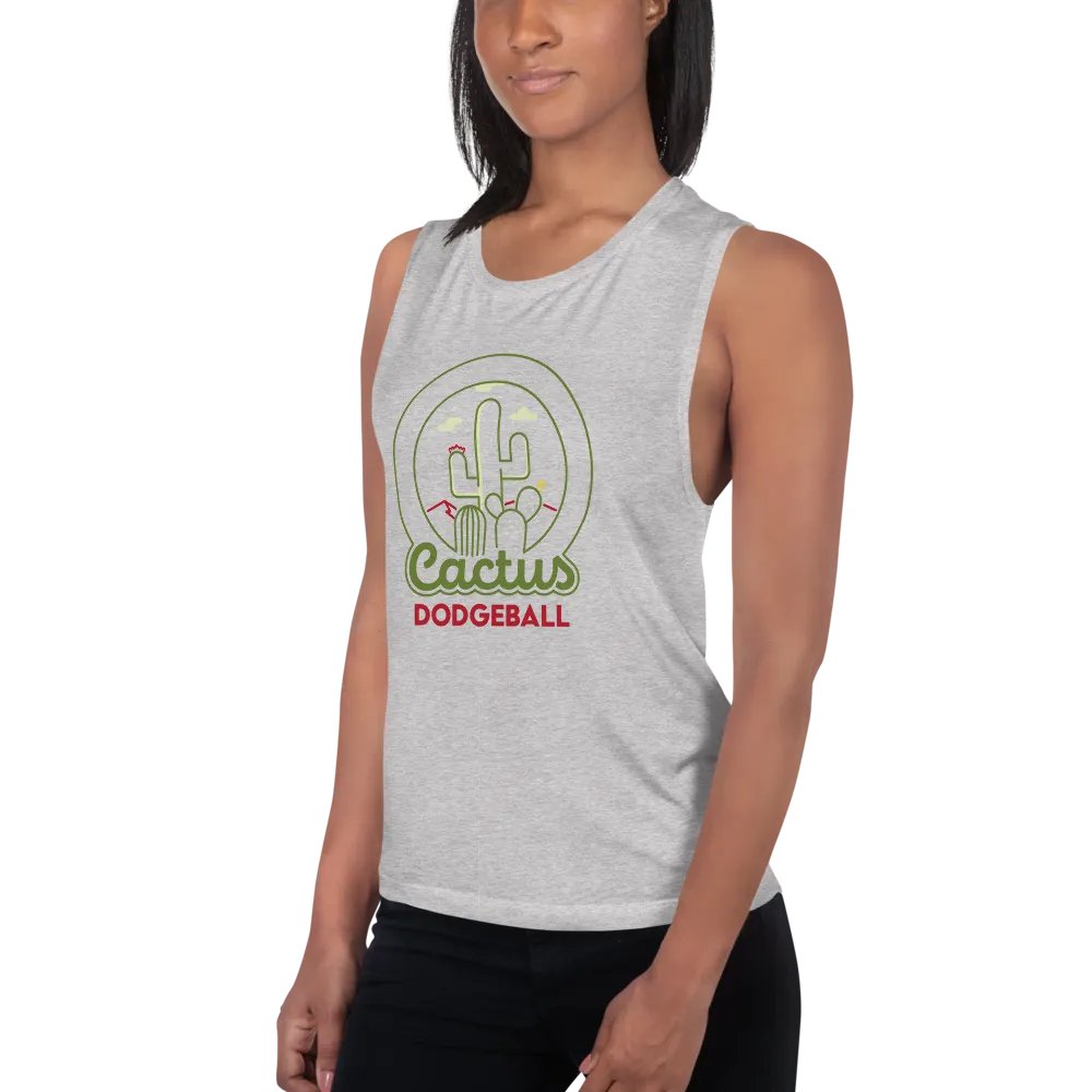 Cactus Dodgeball Women's Muscle Tank product image (20)
