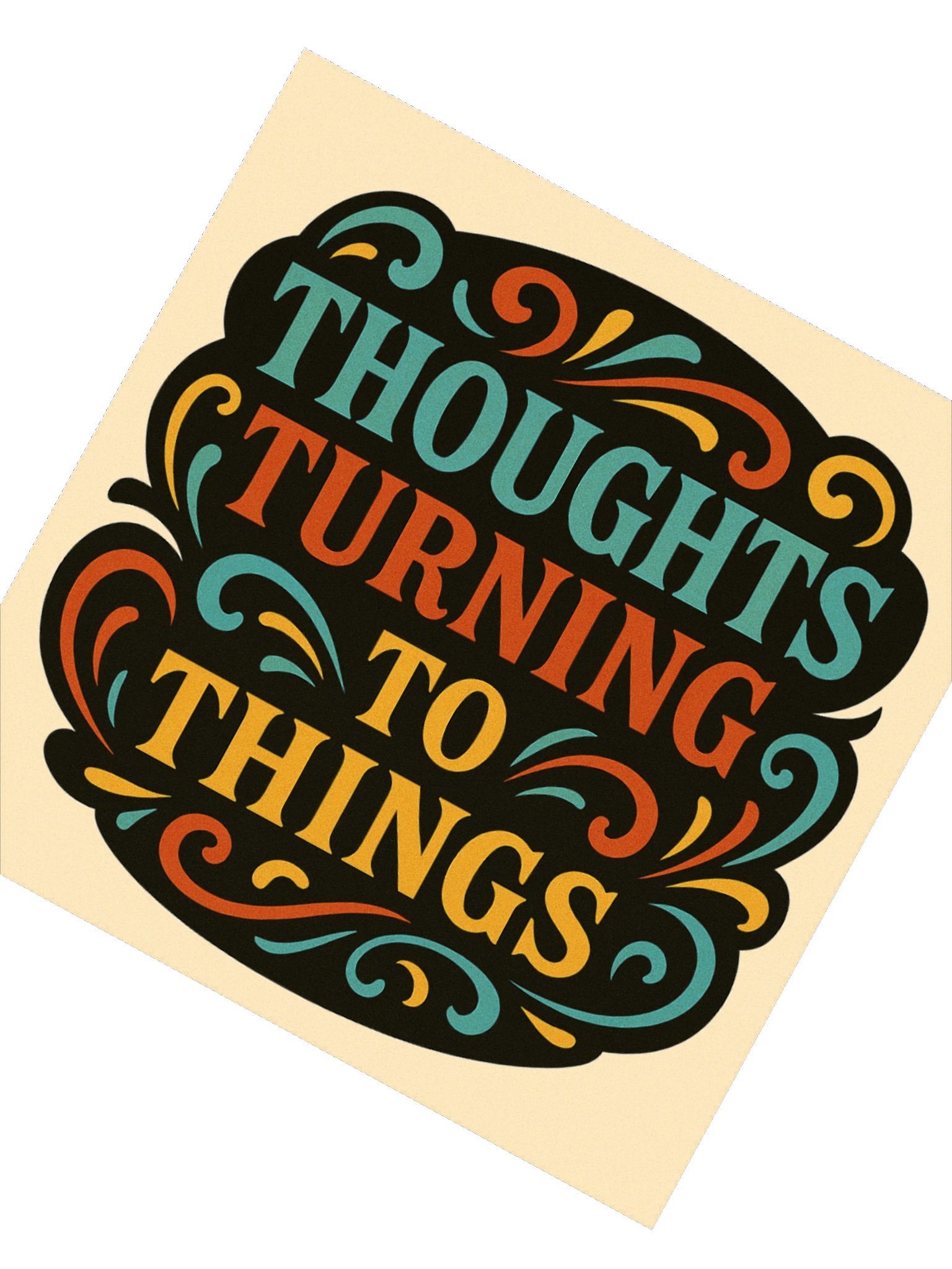 Thoughts to Things Sticker product image (3)