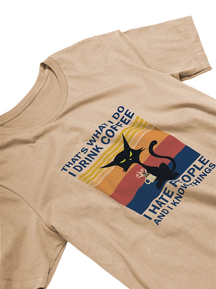 Coffee Cat T-Shirt product image (2)