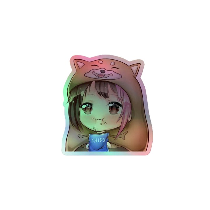 Nom Holographic Sticker product image (1)