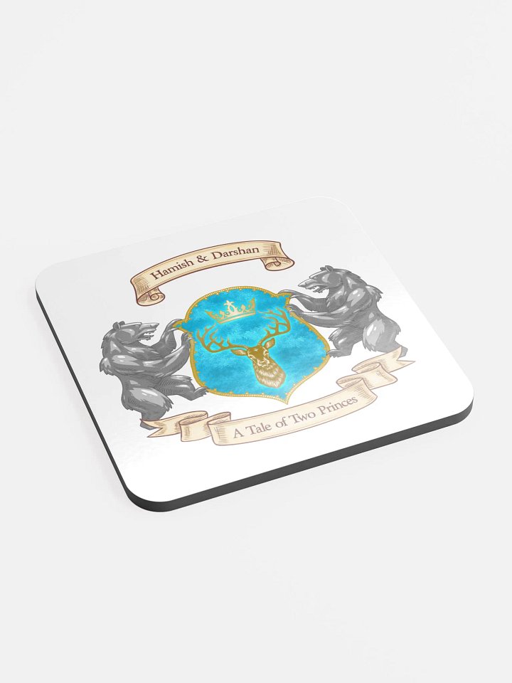 A Tale of Two Princes Crest Coaster product image (1)
