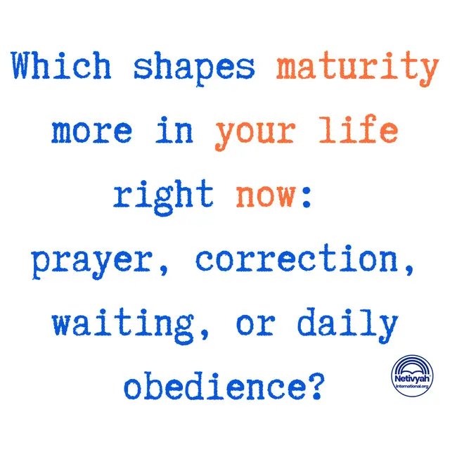 Encounter can awaken the heart, but formation happens over time. What part of spiritual growth takes the most discipline for you right now? #netivyahinternational #netivyah #workingforthekingdom #whatthechurchneedstoknow
