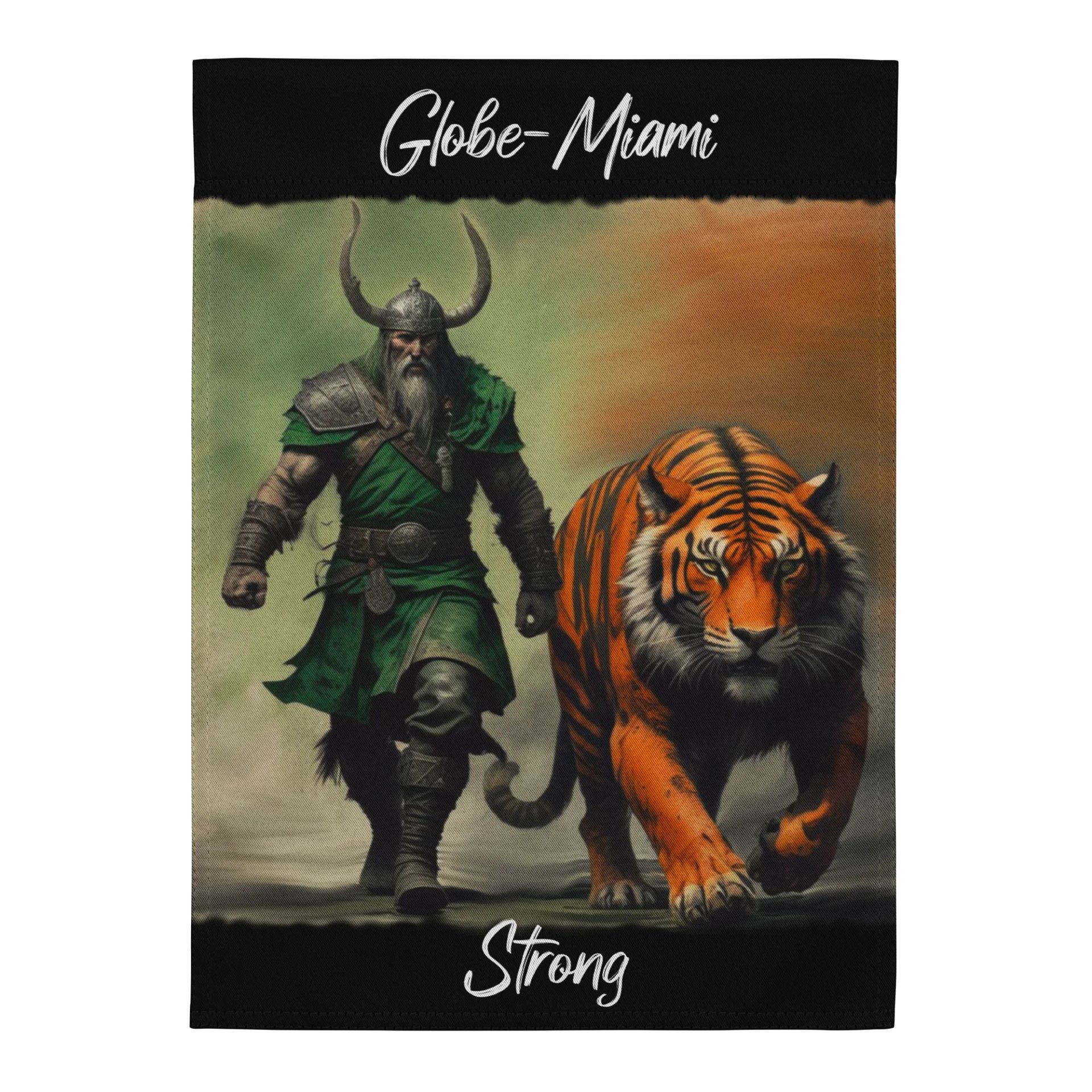 Globe-Miami Strong Garden Flag product image (1)