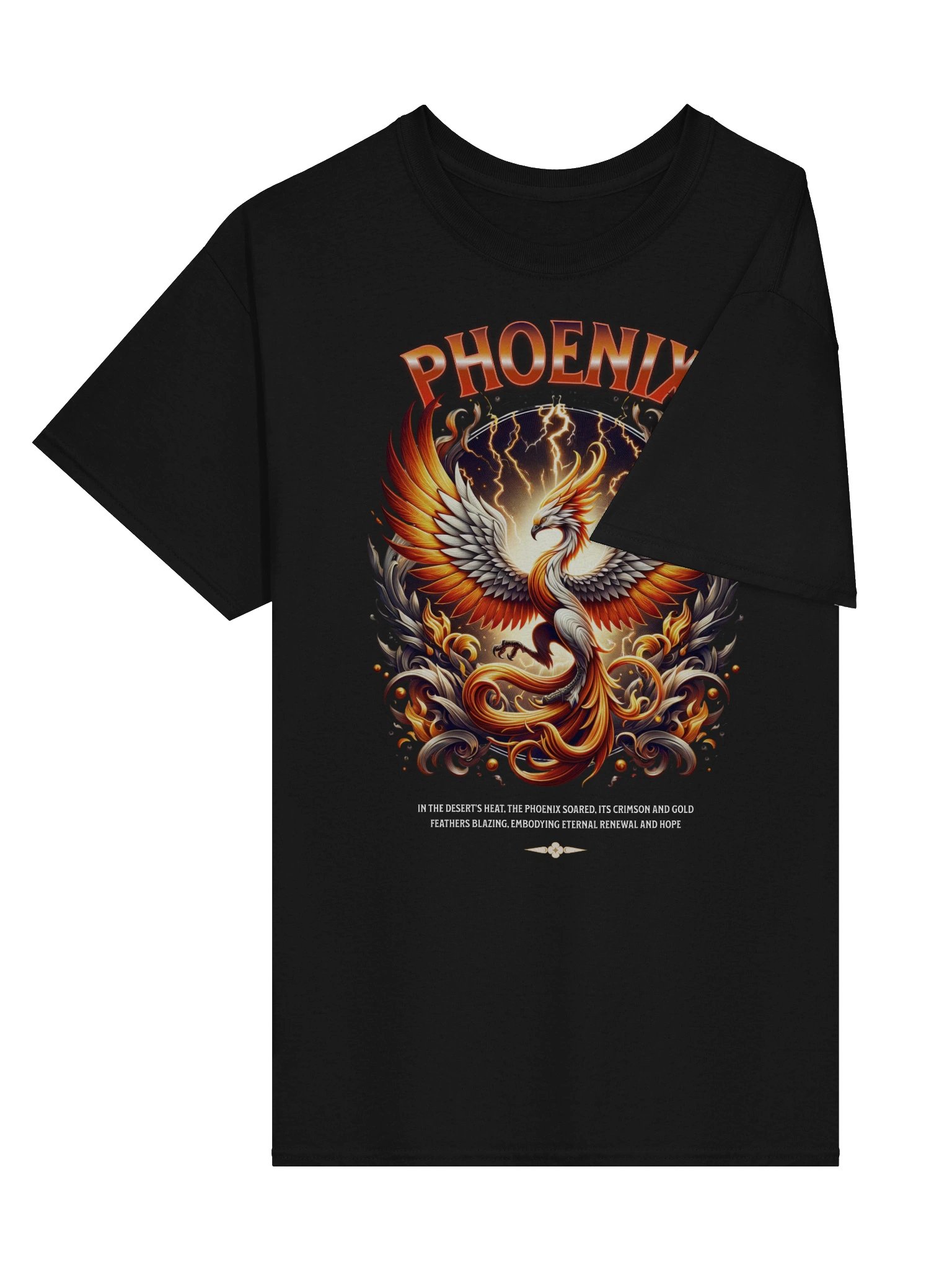 Eternal Phoenix on Fire T-Shirt for Bold Fashion Statements product image (22)