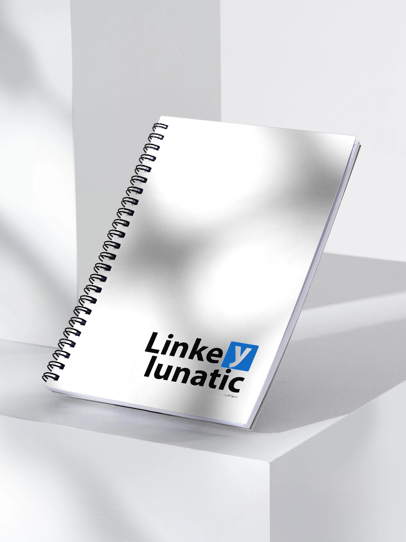 LinkedIn Lunatic Spiral Notebook product image (3)