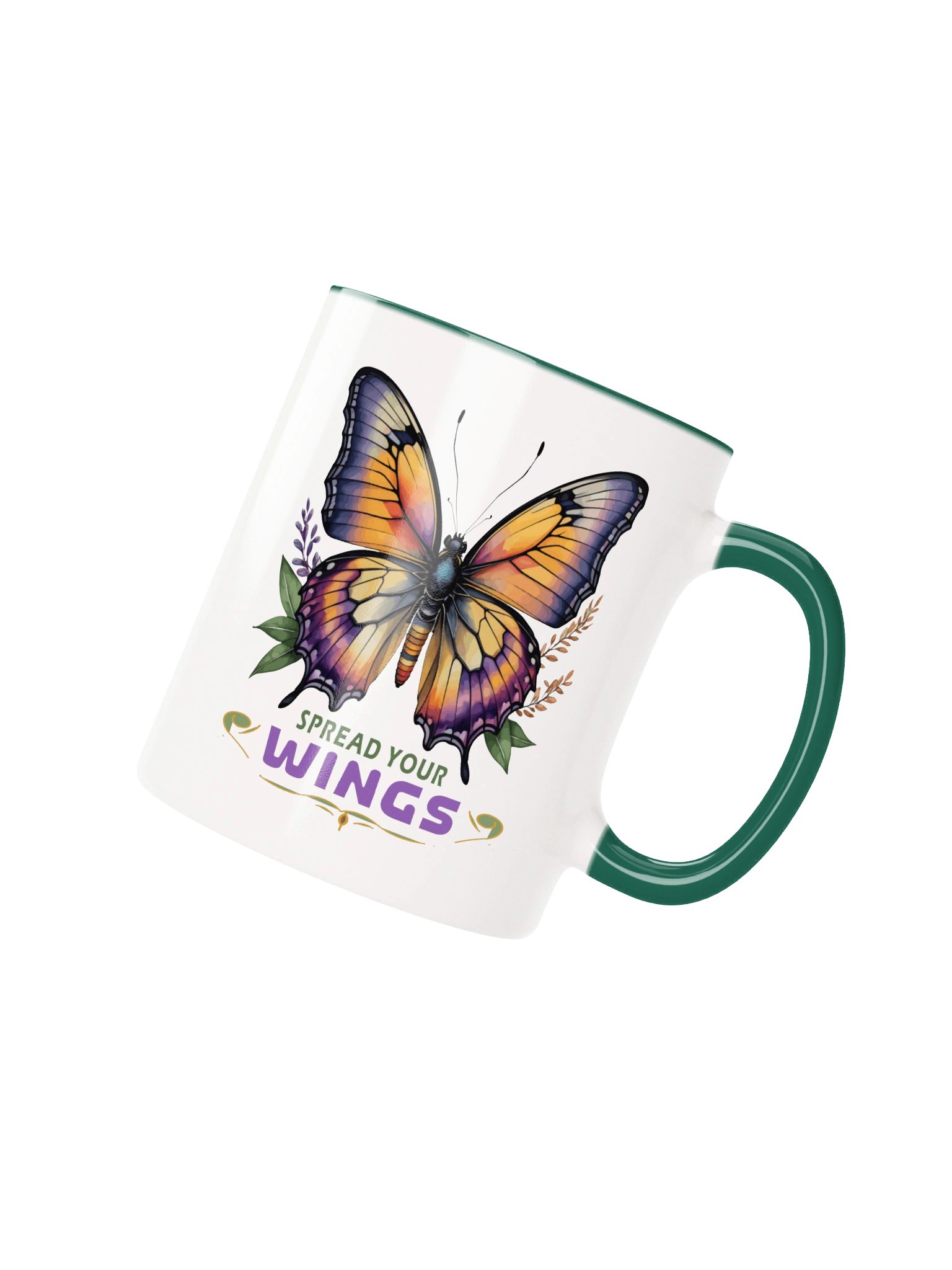 Spread Your Wings | Colorful Artistic Coffee Mug | 11 oz & 15 oz product image (2)