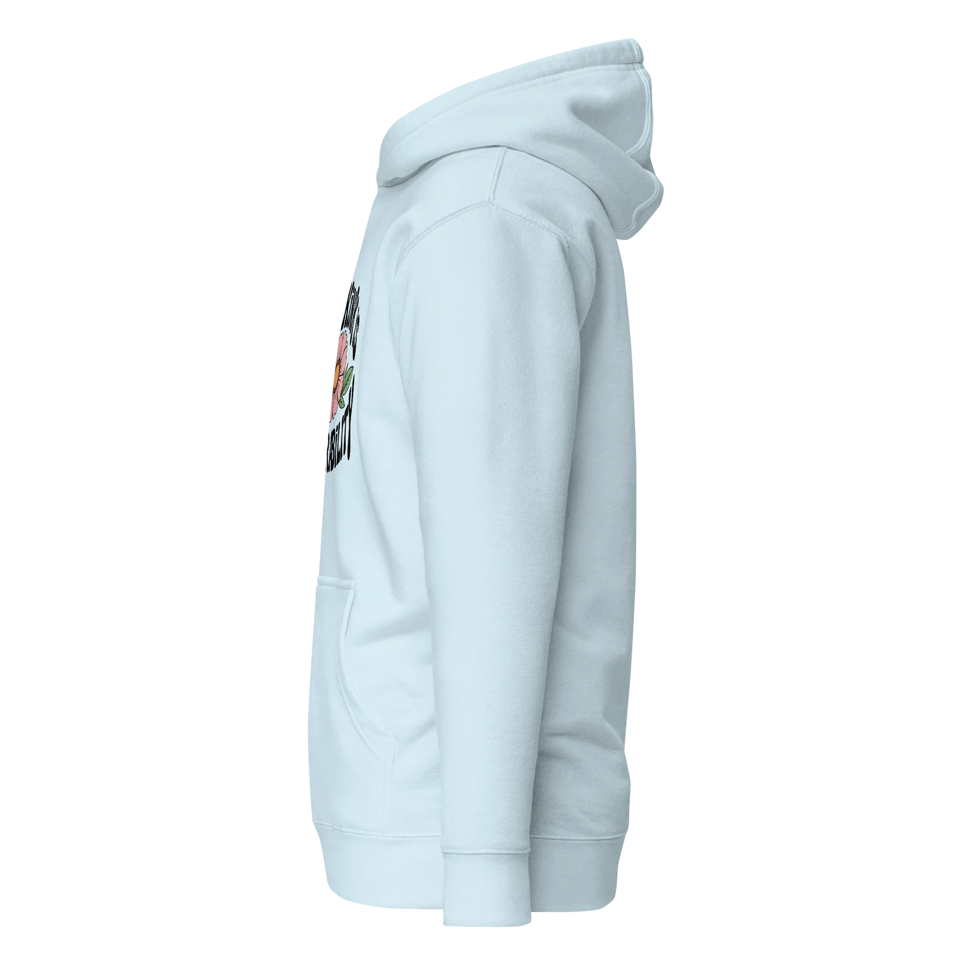 “My Kink Is Vulnerability” Light Blue Unisex Hoodie product image (4)