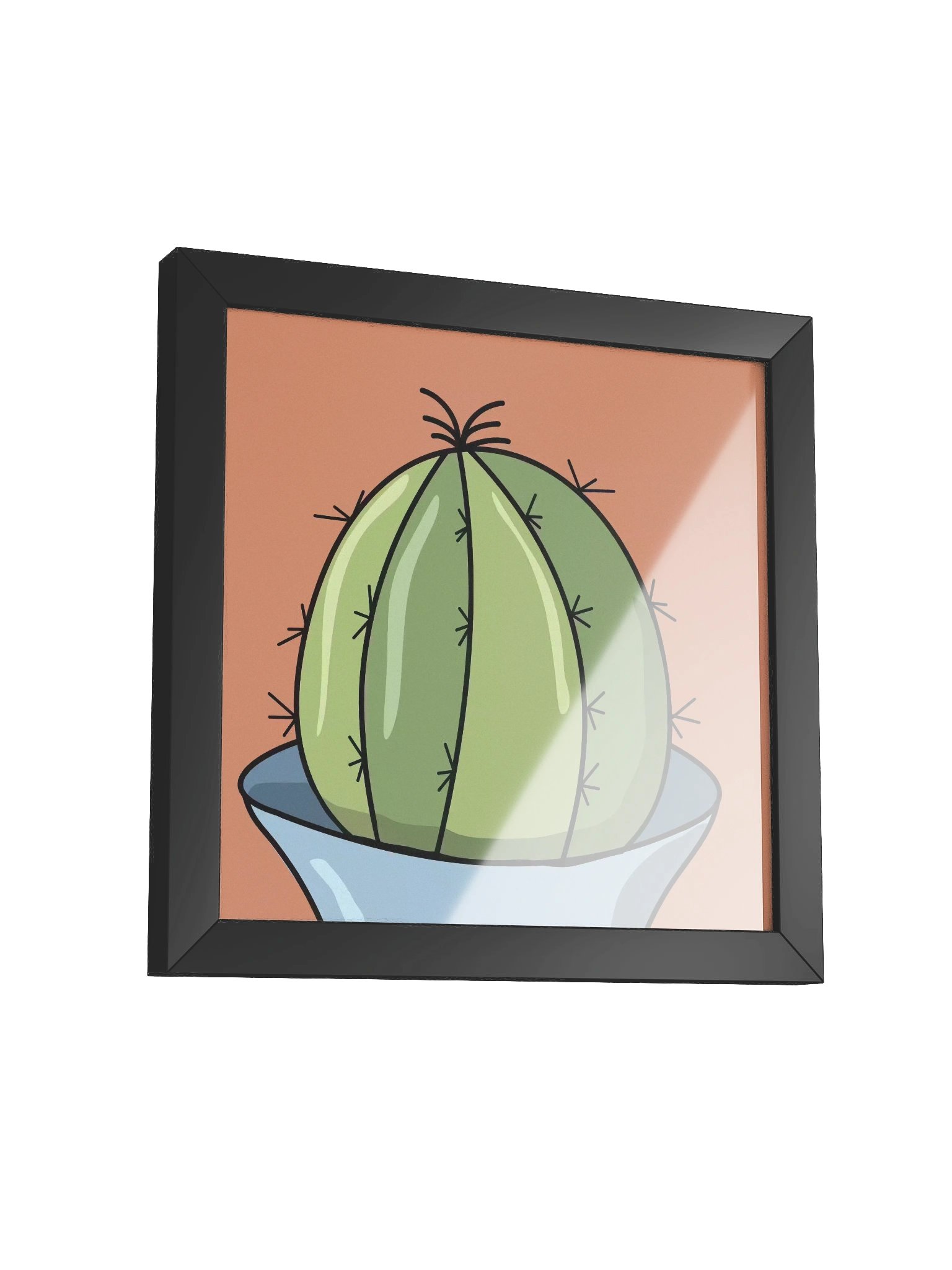 The Barrel Cactus Design - Bad Hair Day Framed Wall Art product image (3)