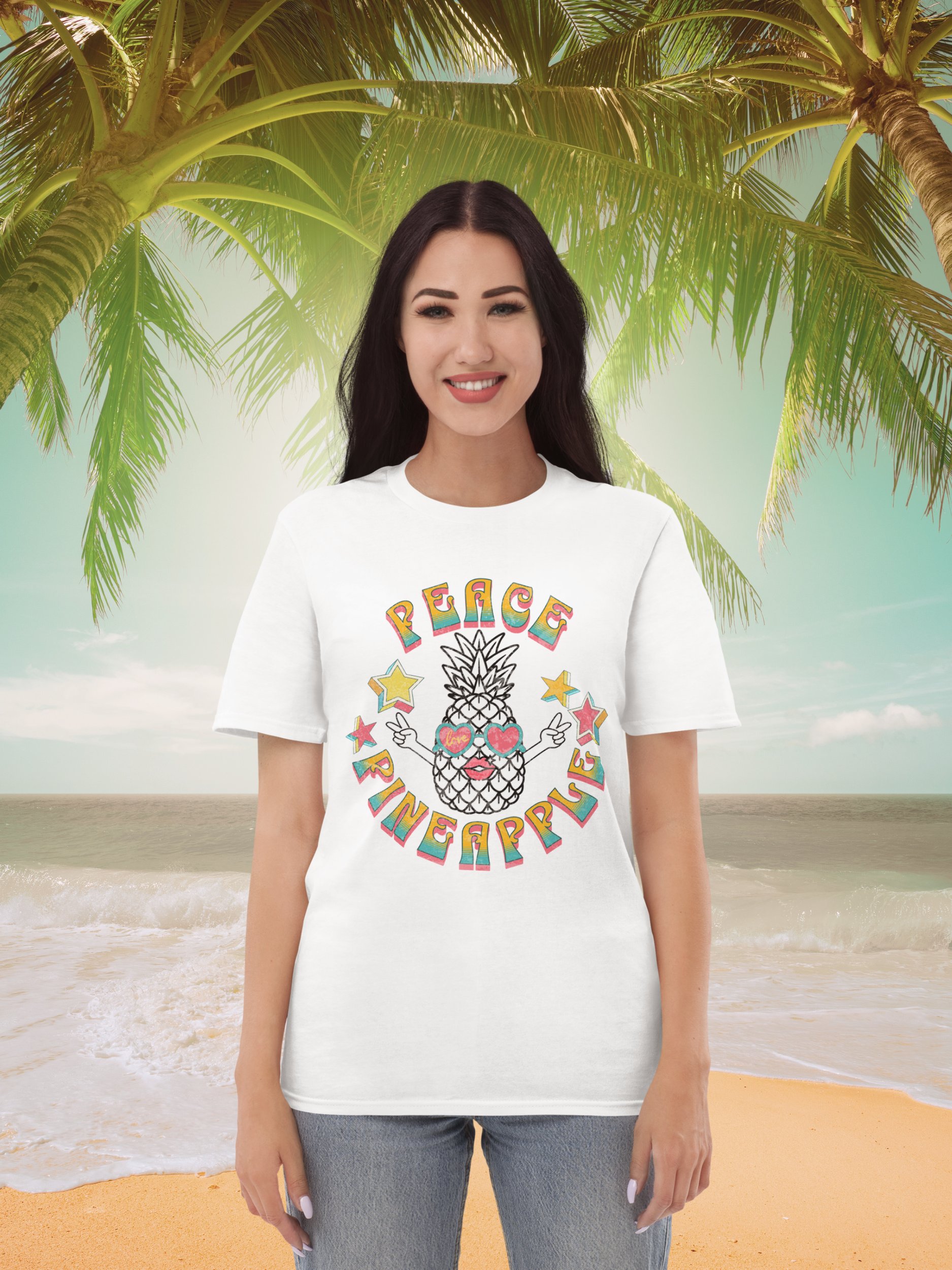Peace, Love, Pineapple T-shirt product image (3)