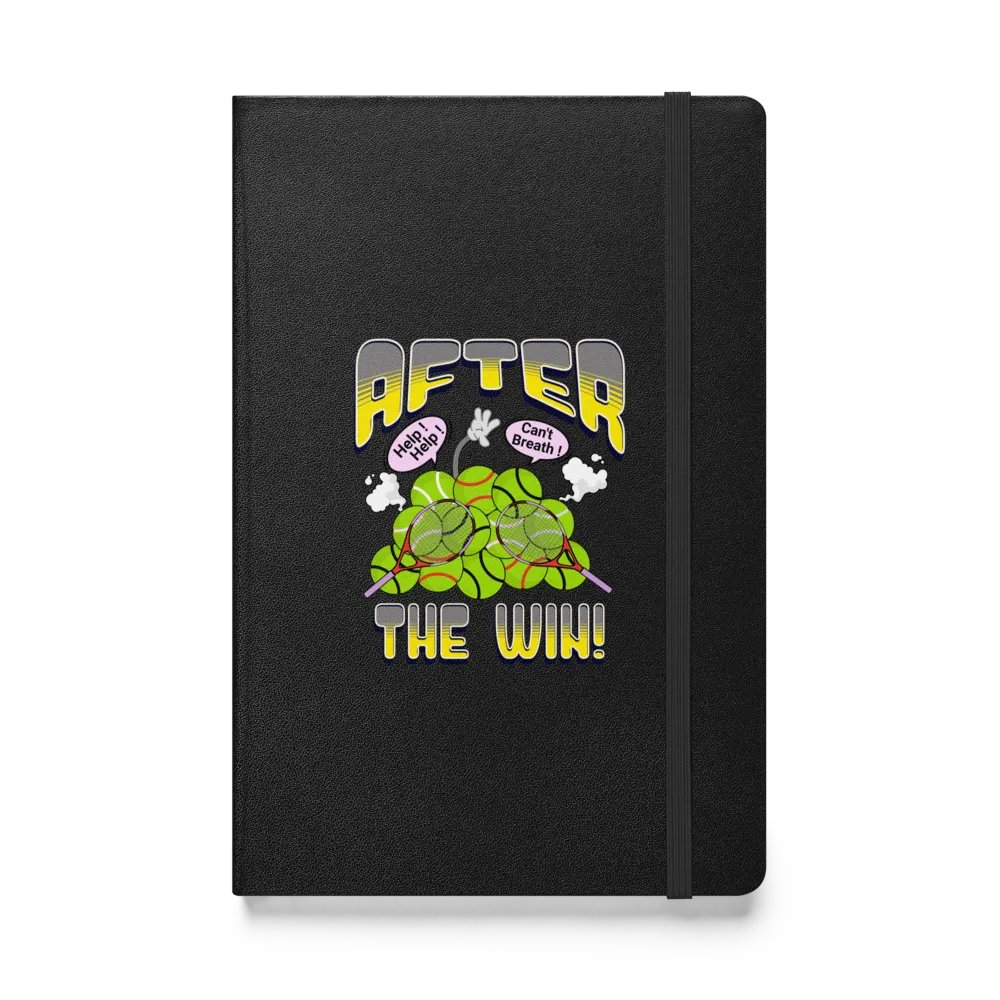 After The Win Tennis Hardcover Notebook product image (1)