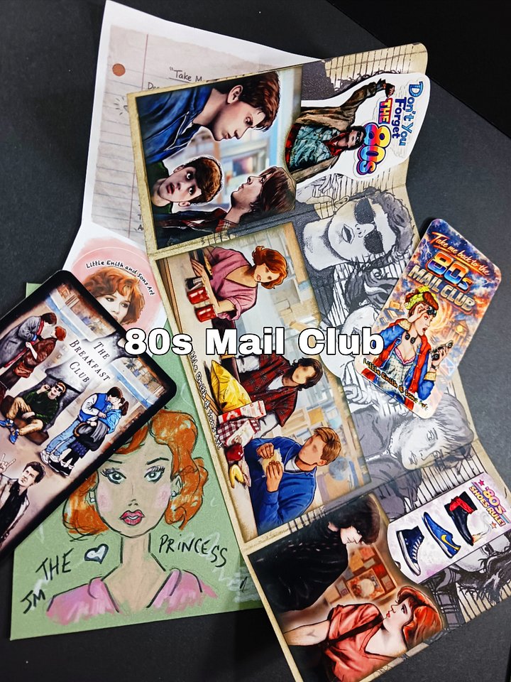 CATCH UP MAIL - 80s Mail Club March Theme product image (2)