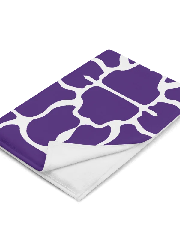 Purple Brick Mosaic Throw Blanket product image (1)