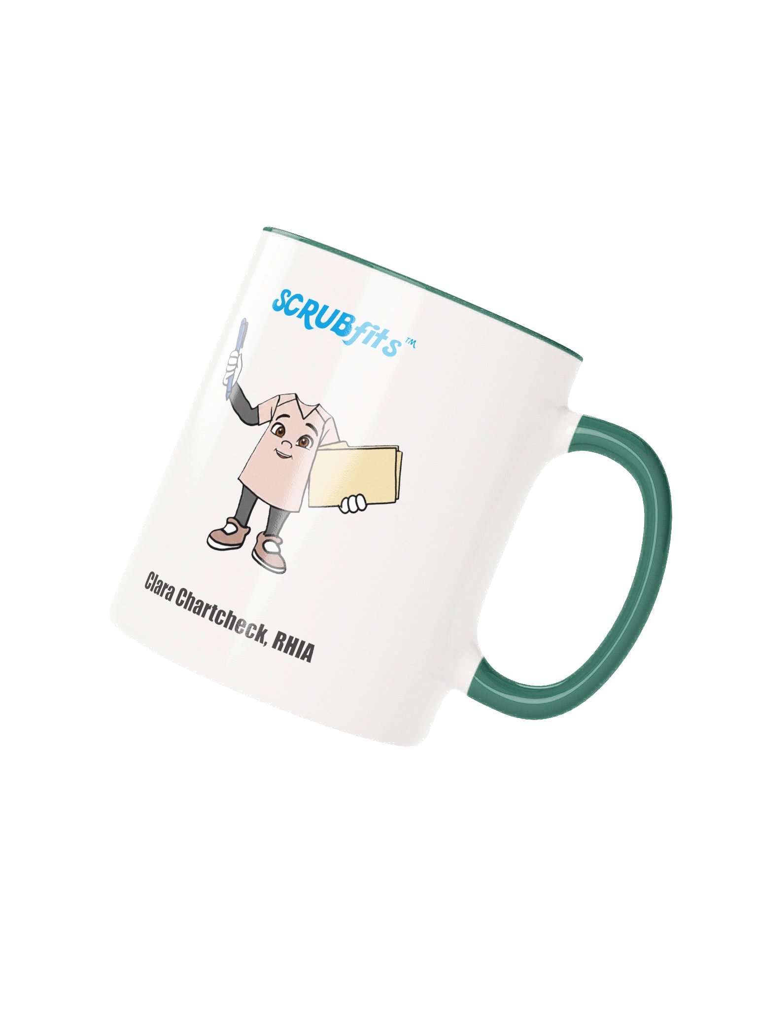 Ceramic Mug with Clara Chartcheck, RHIA product image (18)