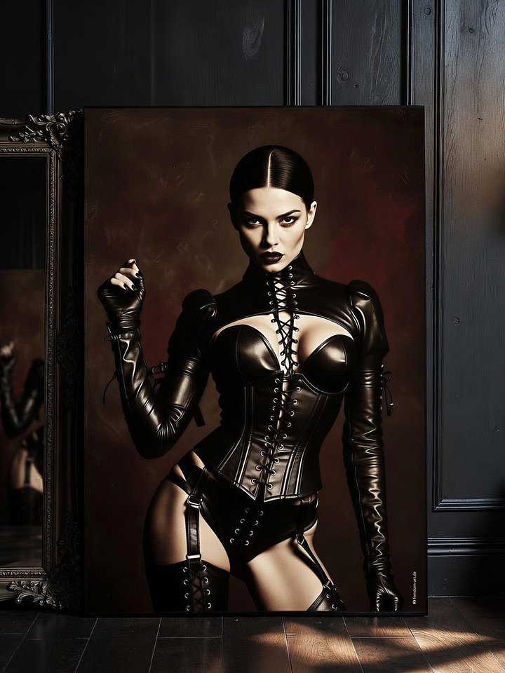 Poster - Souveräne Präsenz – Dunkle Eleganz und Stärke product image (1)
