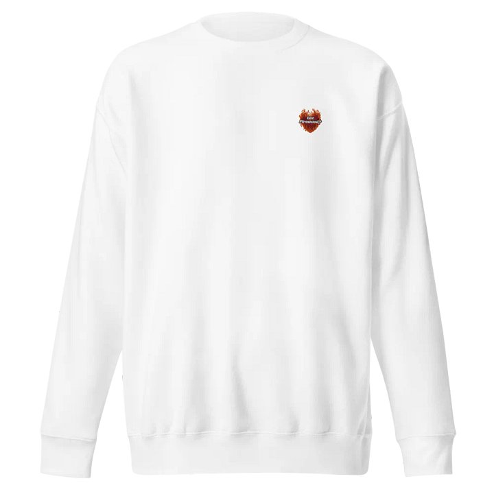 Flaming Heart - Got Firewood? | Embroidered Sweatshirt product image (5)