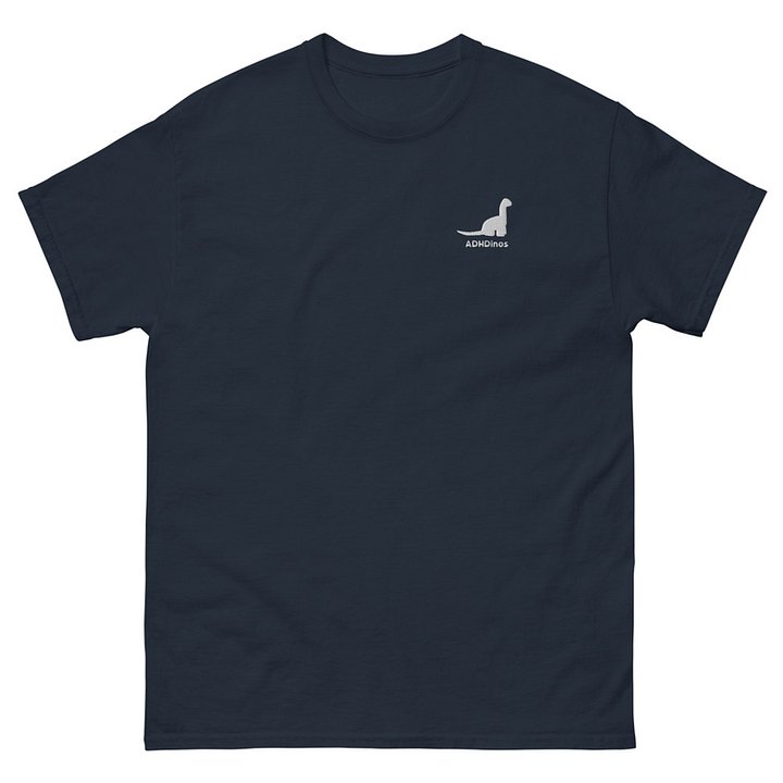 Embroidered ADHDinos Crest - White product image (1)