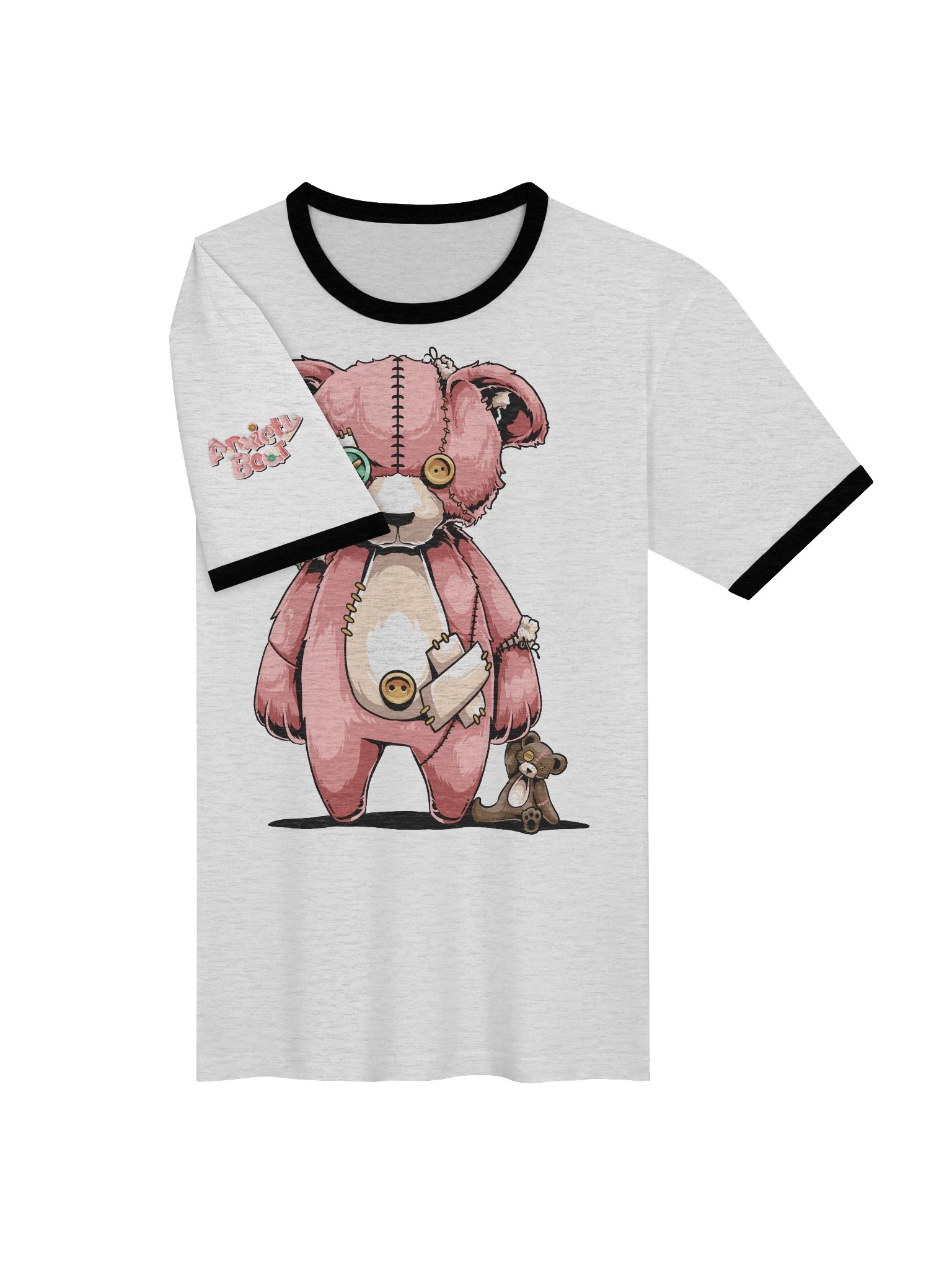 Anxiety Bear OG Ringer Tee product image (11)