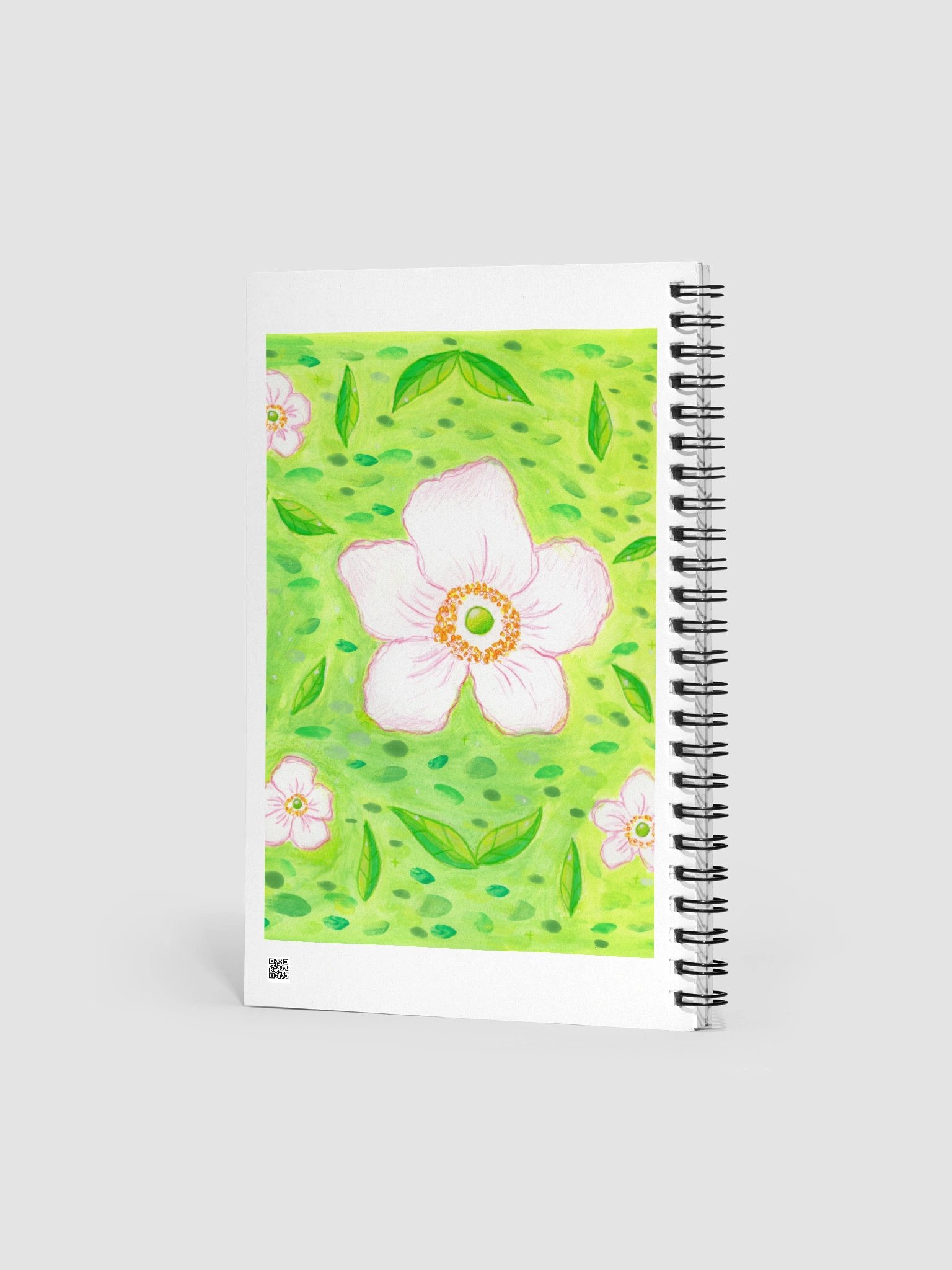 Flower Pattern Spiral Notebook product image (2)