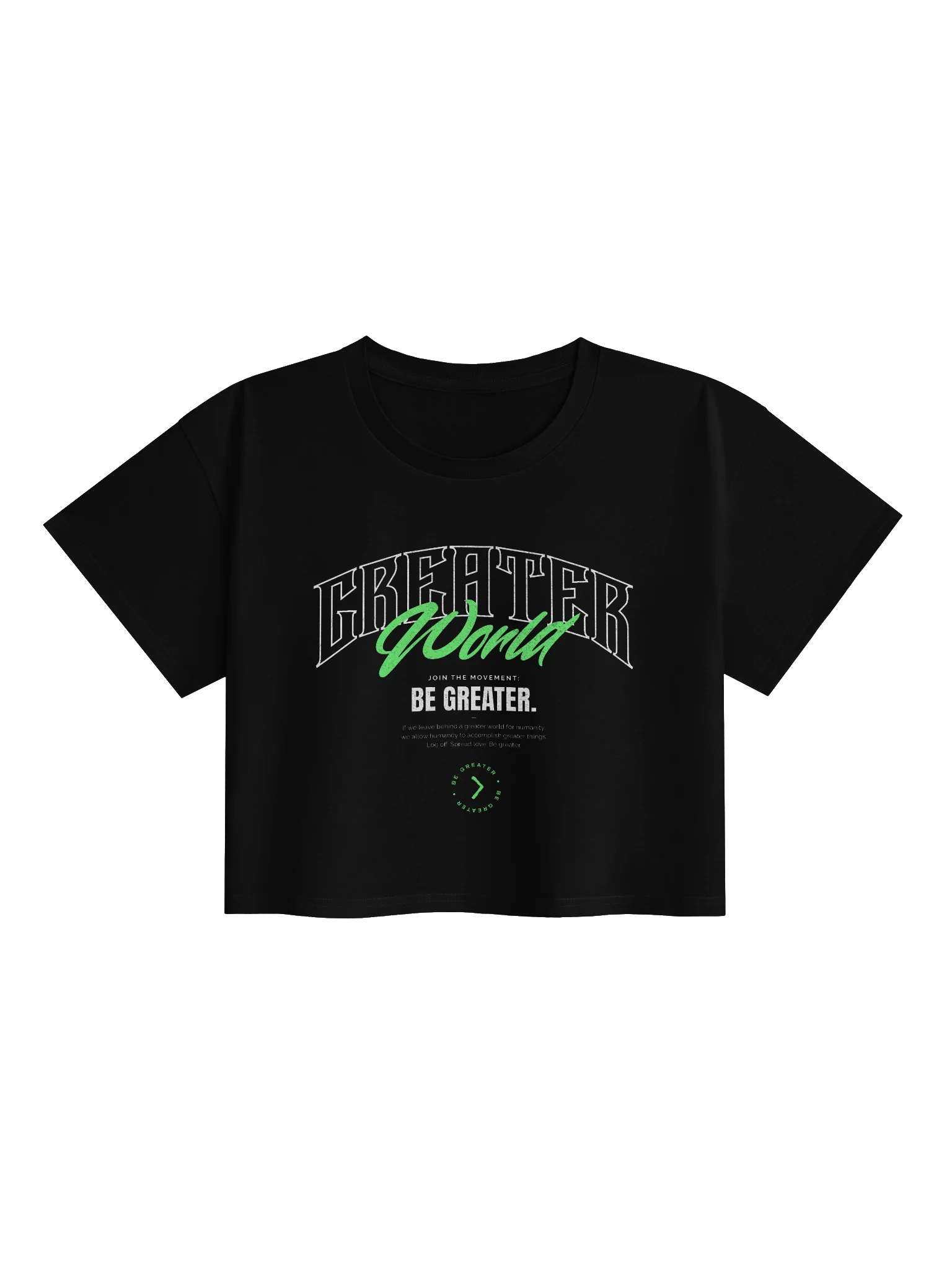 Greater world. Crop Top product image (1)