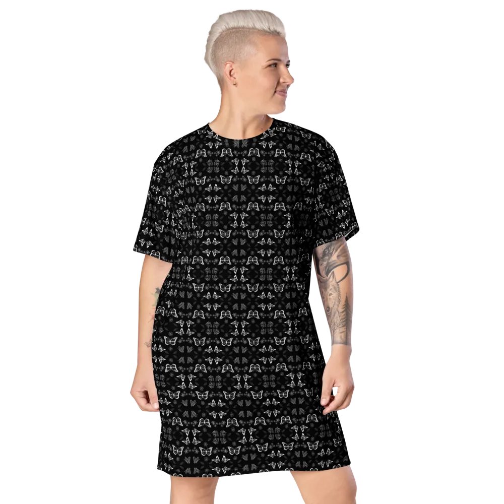 Black And White Butterfly Dress product image (7)
