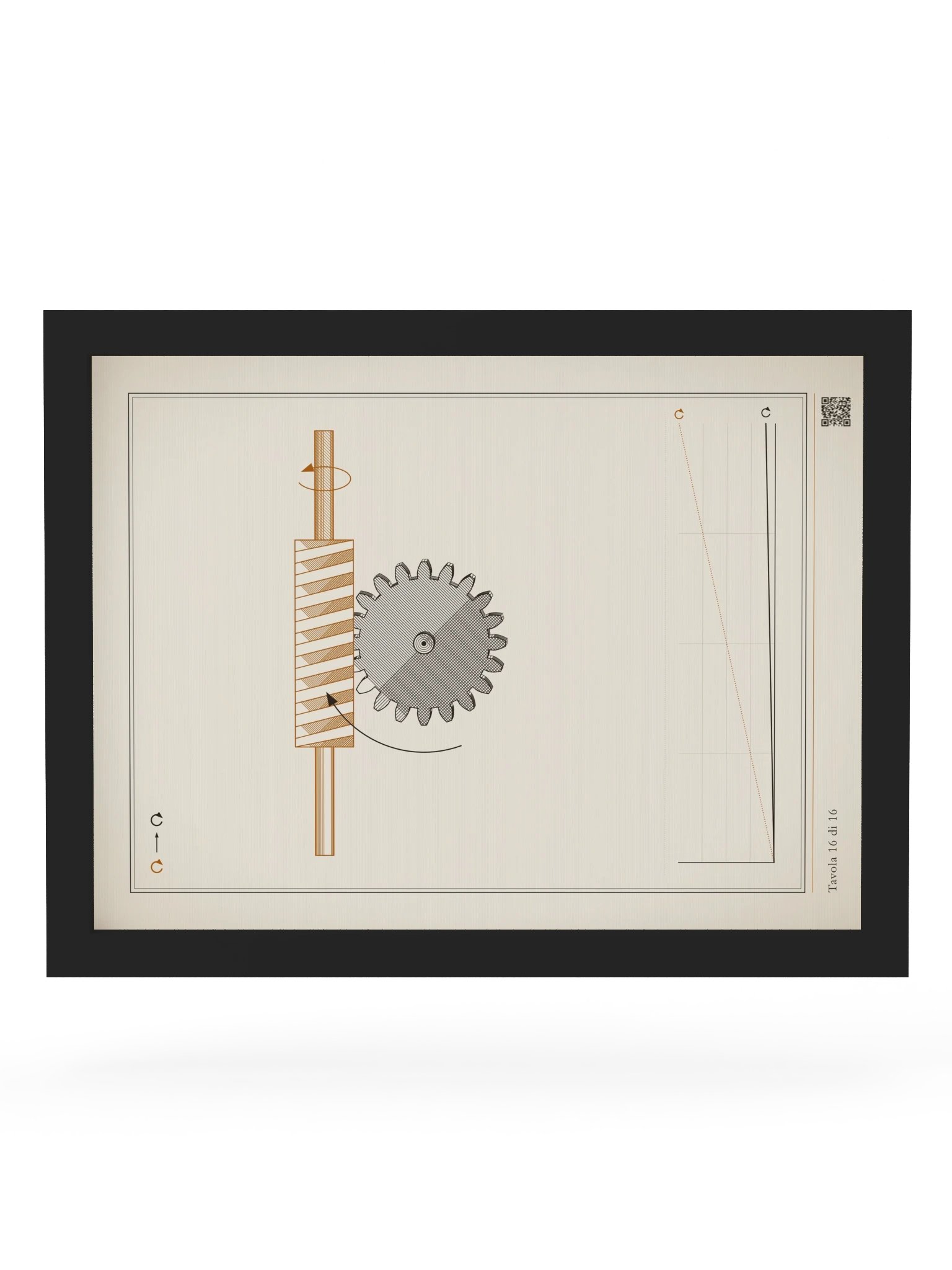 MOTION 16 · Vite senza fine · incorniciata product image (6)