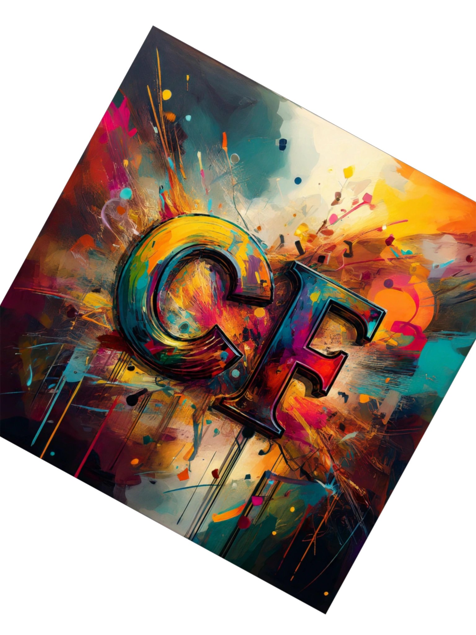 Colorburst CF Kiss Cut Sticker product image (5)