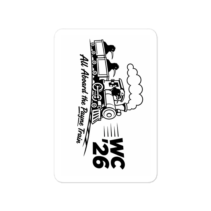 'All Aboard the Payne Train' Vinyl Sticker product image (1)