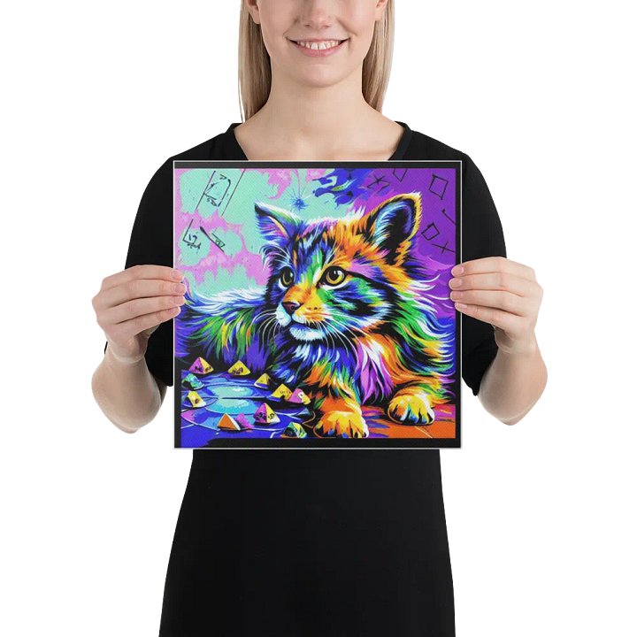 Cute Cat Digital Painting - v4 product image (2)