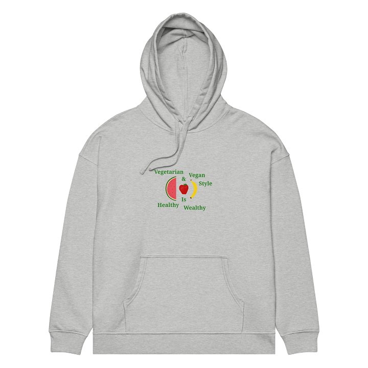 Healthy Wealthy Vibes Organic Hoodie product image (2)