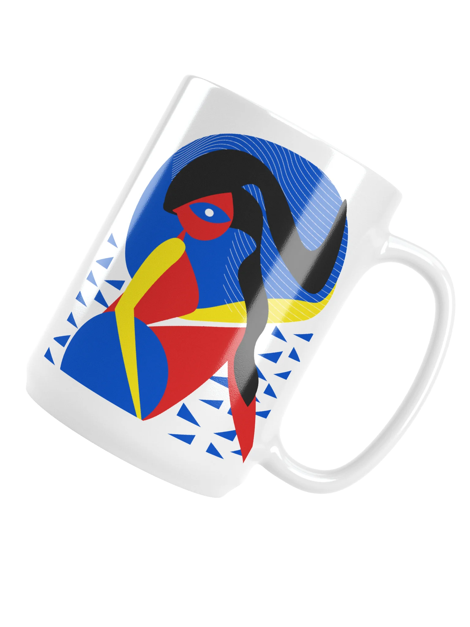 Mug: Abstract woman bathing in water product image (5)