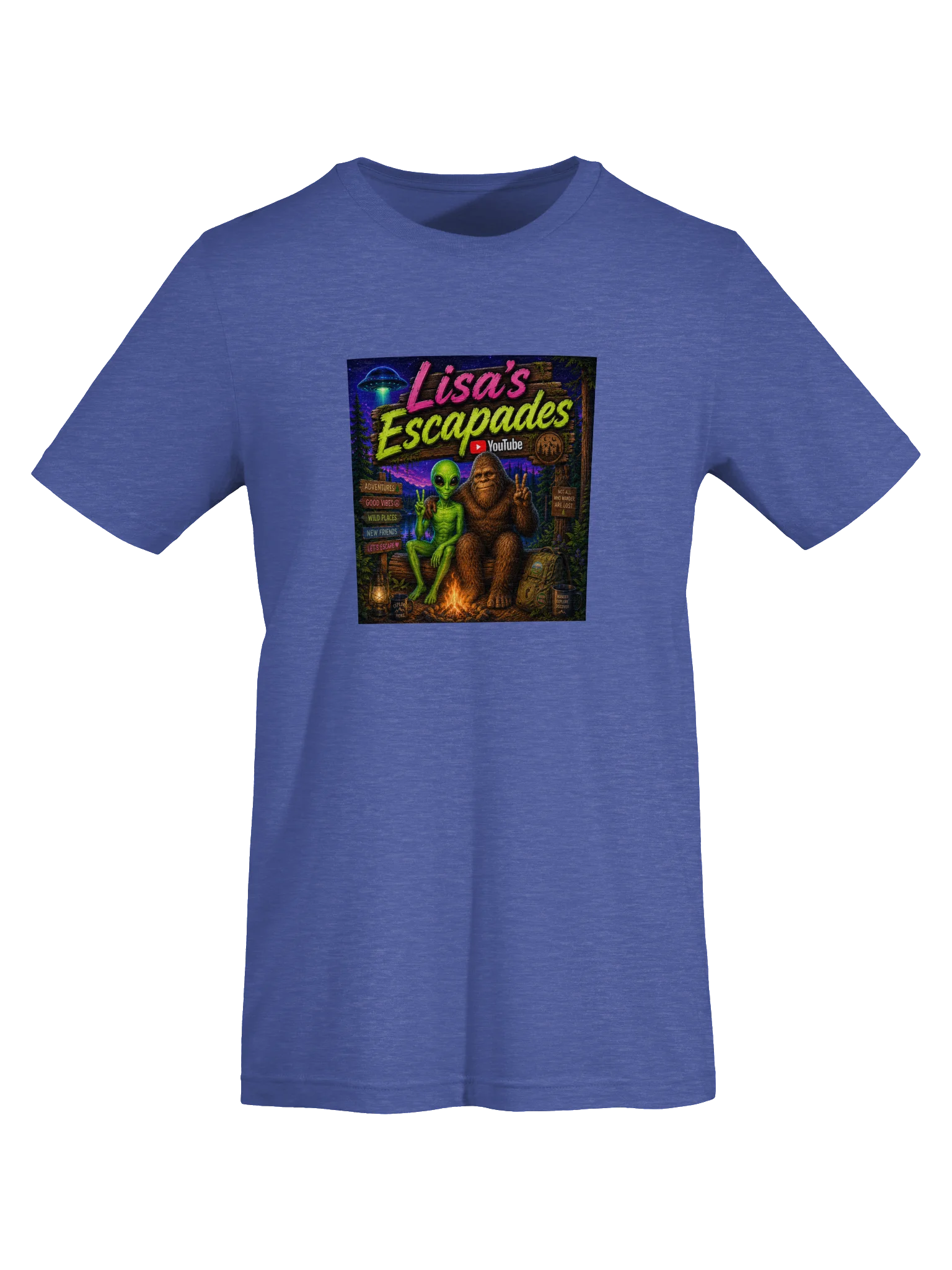 Lisa’s Escapades Bigfoot And Friends Tee product image (5)