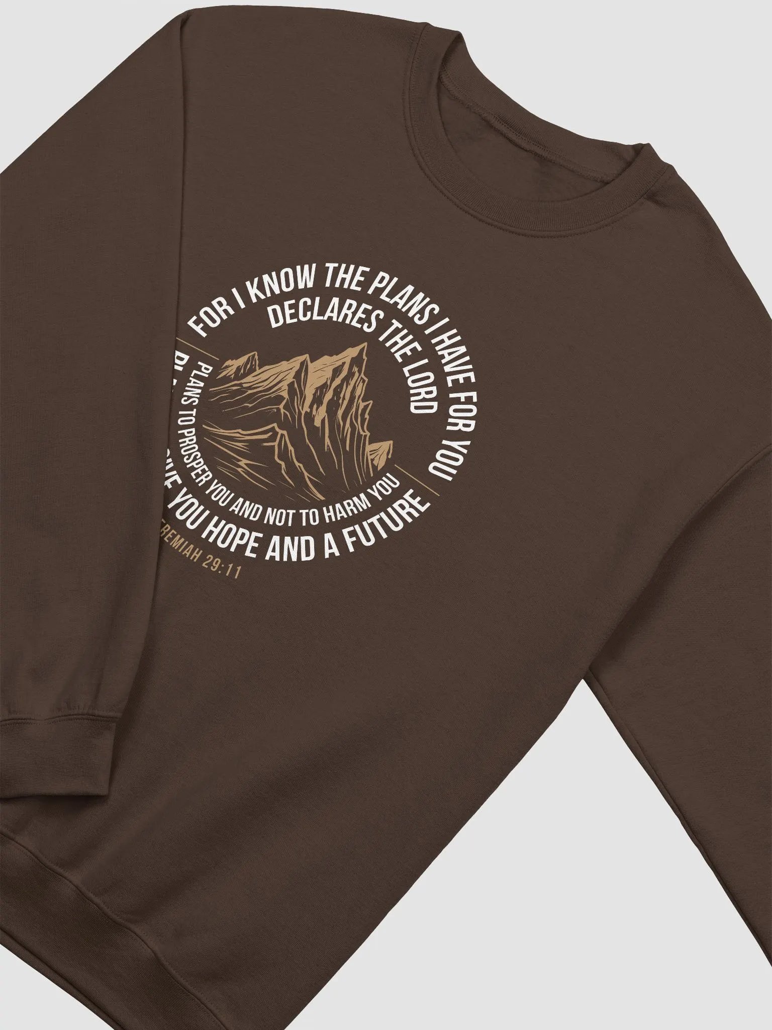 Jeremiah 29:11 Unisex Crewneck Sweatshirt - For I Know the Plans I Have for You product image (6)