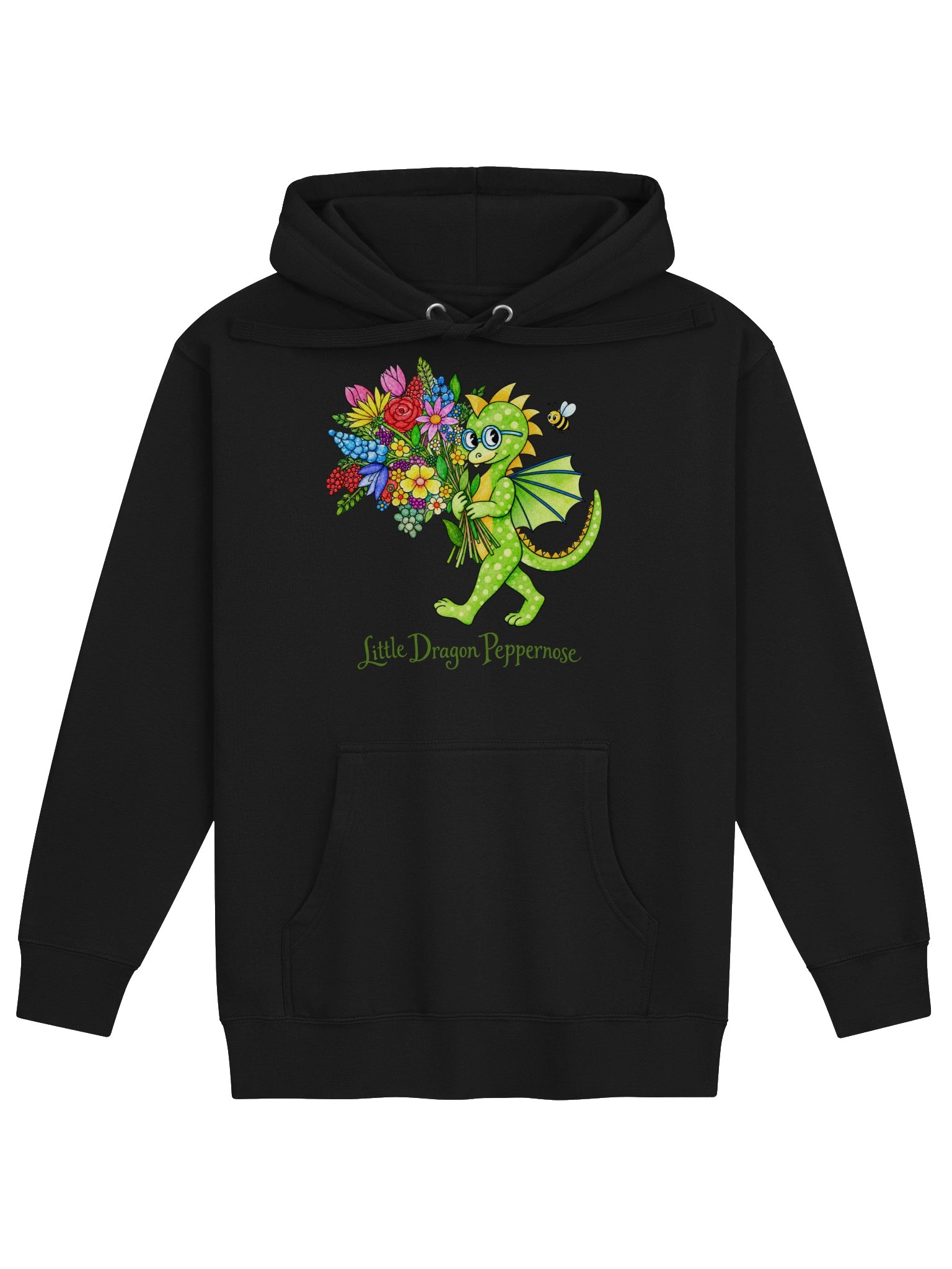 Little Dragon Peppernose — In Bloom Hoodie product image (3)