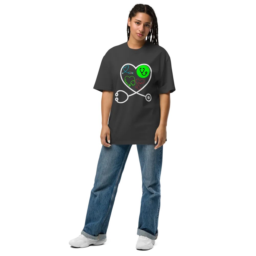 Heartbeat Harmony Stethoscope T-Shirt product image (9)