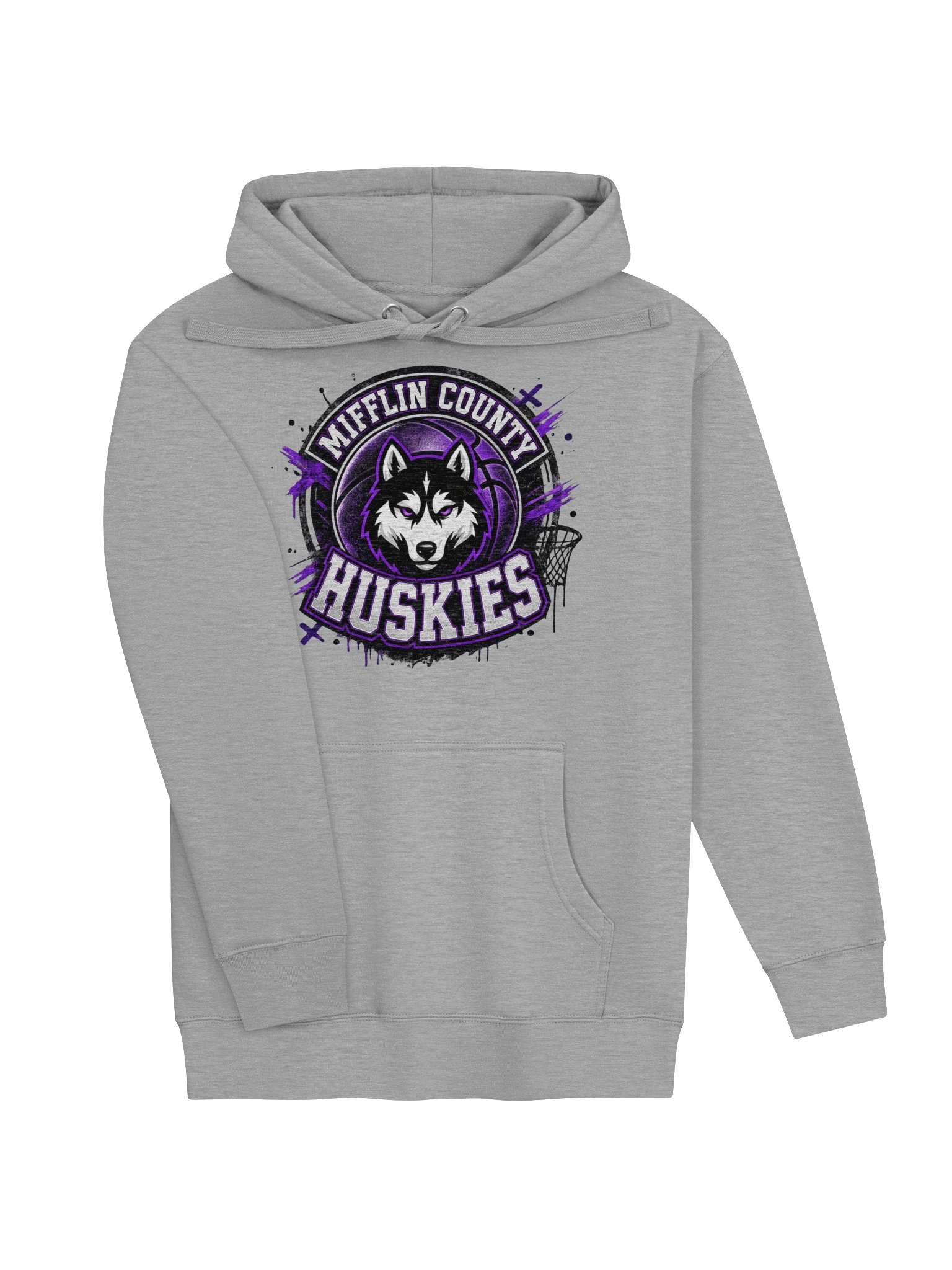 Mifflin County Huskies Grunge Hoodie product image (7)