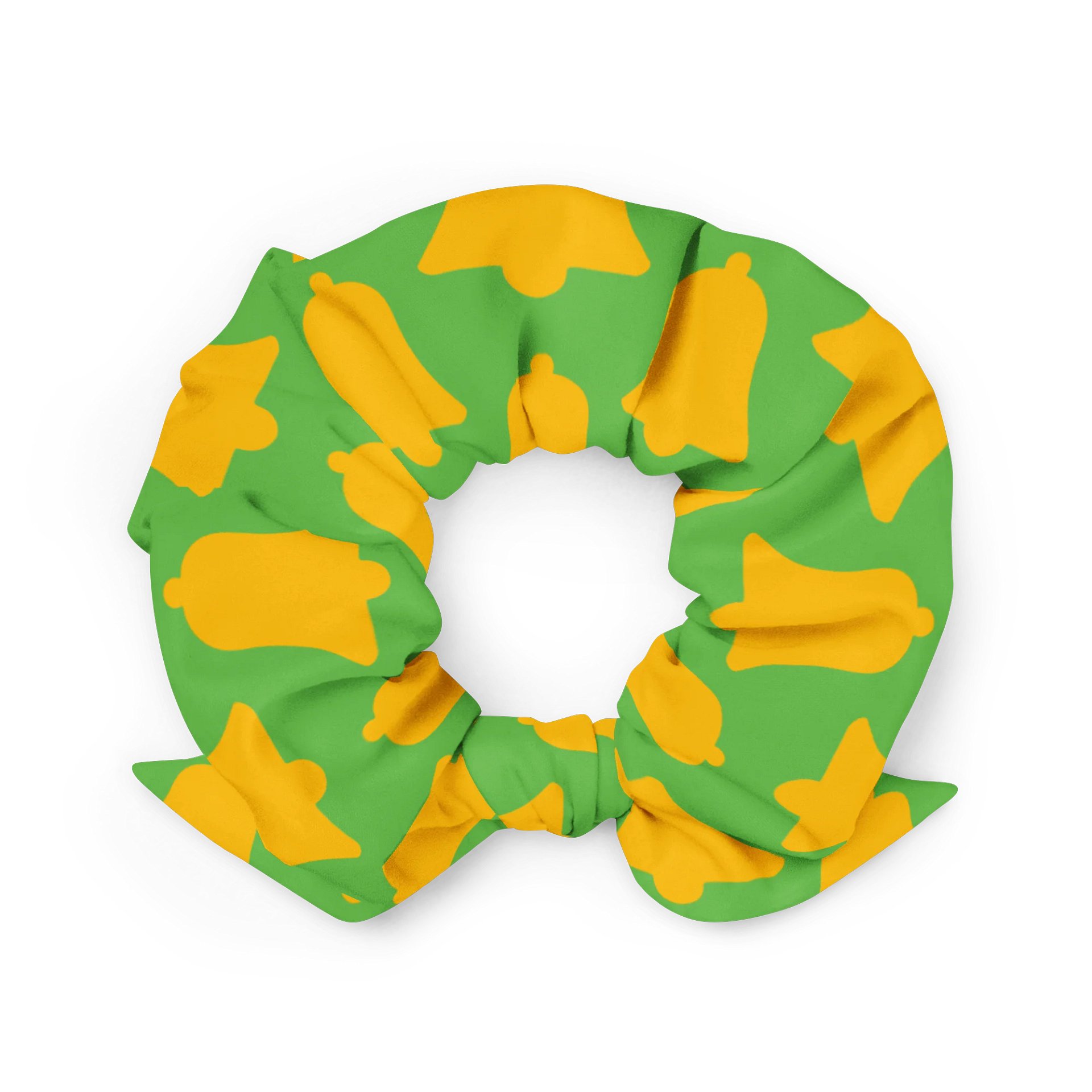 Sustainable Yellow Bell All-Over Scrunchie product image (2)