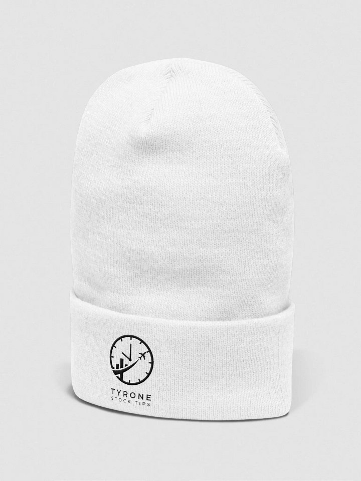 Time Traveler Black Logo Cuffed Beanie product image (2)