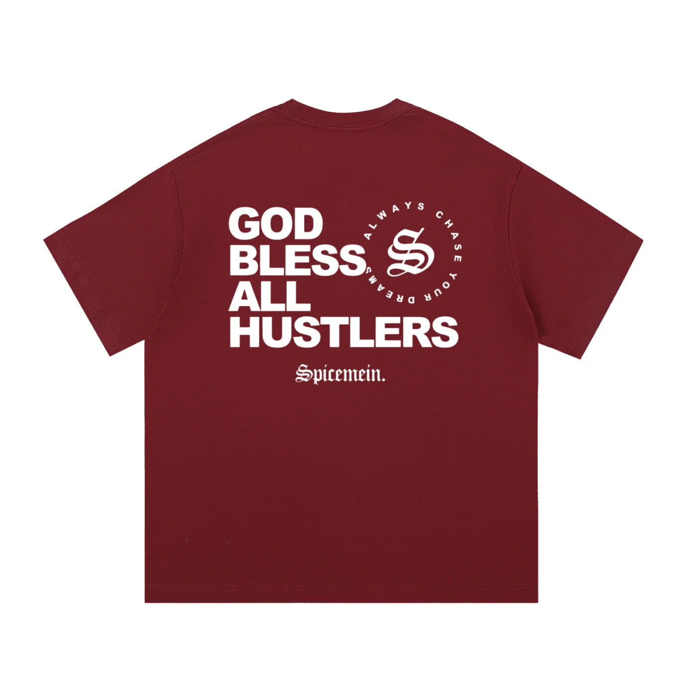 God Blessed All Hustlers Essential Cotton T-Shirt product image (4)