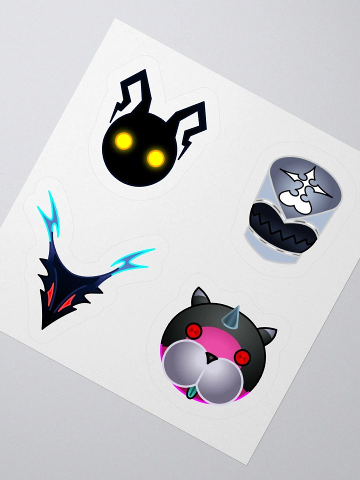 Kingdom Hearts Enemy Mascot Sticker Sheet product image (2)
