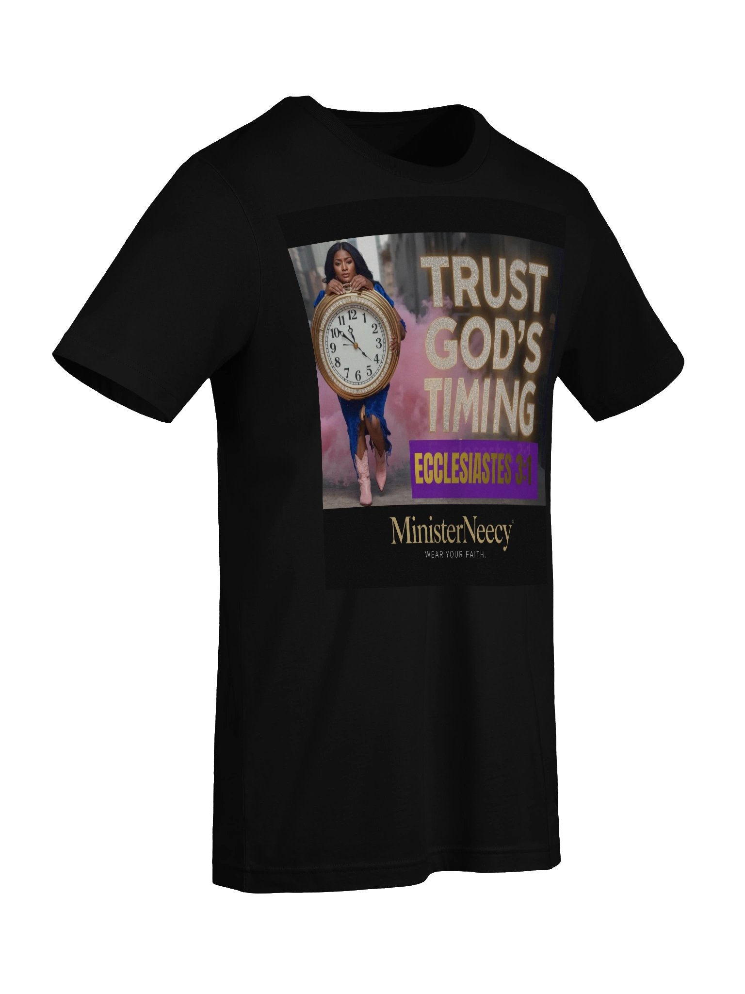 Trust God's Timing Uplifting T-Shirt product image (9)