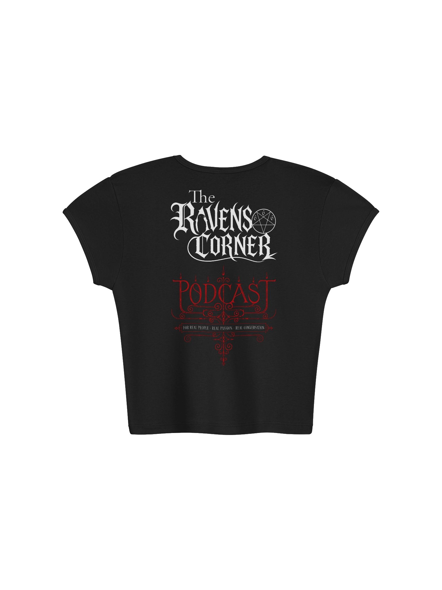The Ravens Corner Womens Baby Tee Crop Top product image (2)