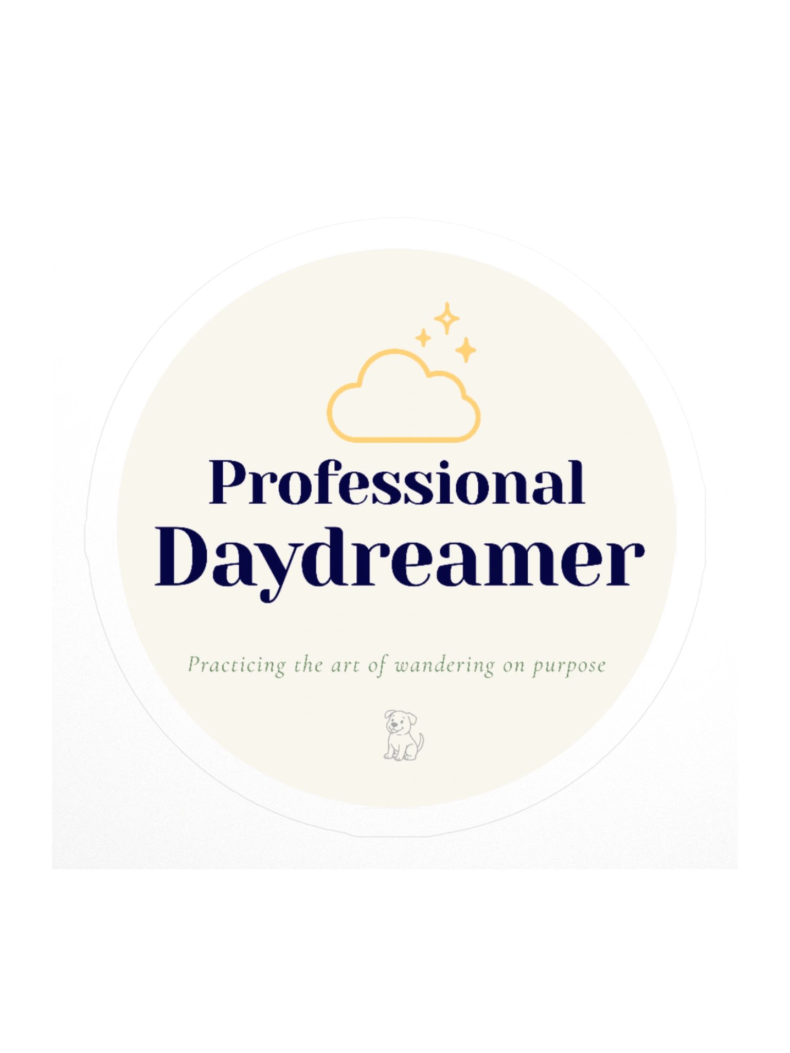 Professional Daydreamer Sticker product image (2)