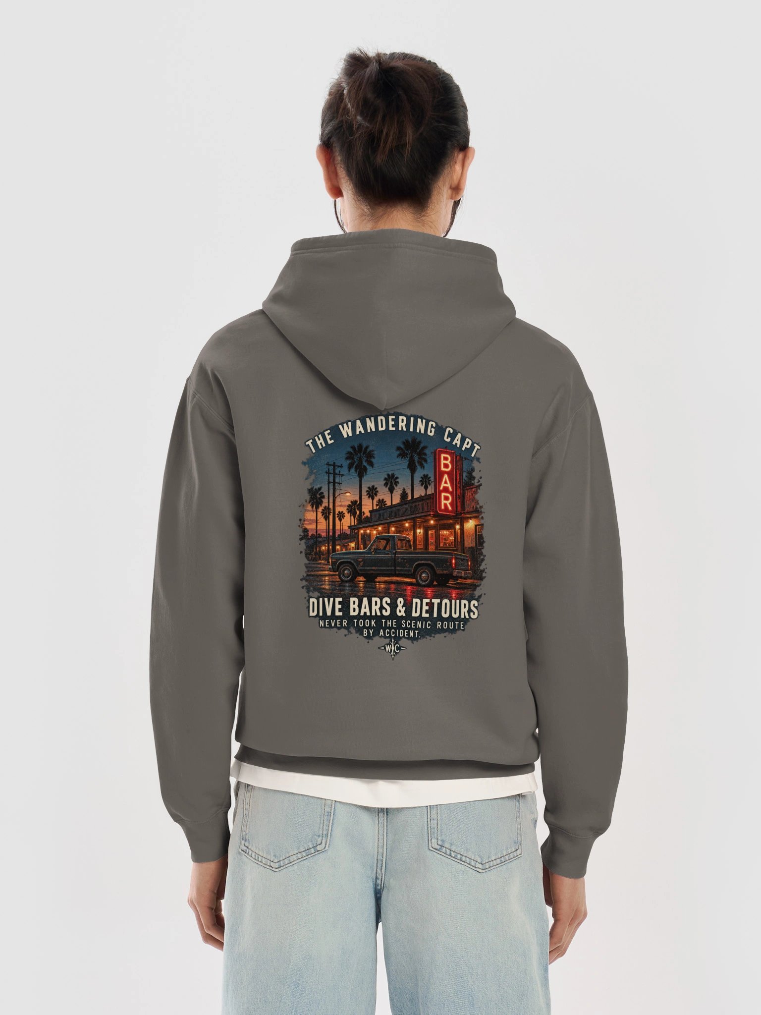 Dive Bars & Detours | Vintage Adventure Hoodie product image (6)
