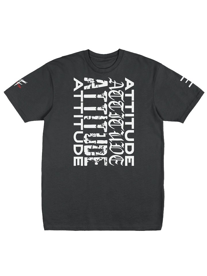 Attitude: Quad Script Heavyweight Tee product image (1)
