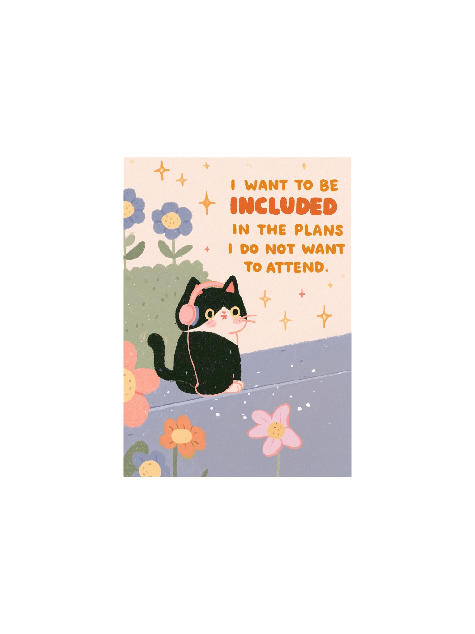 Cute Cat Quote Poster product image (6)