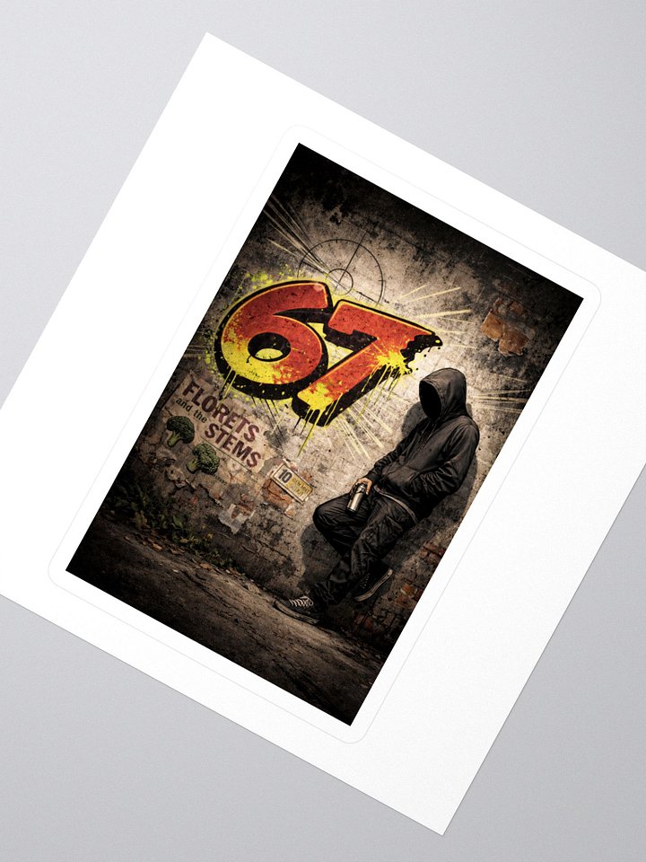 Street Art Graffiti Sticker – 67 Urban Mural Design product image (2)