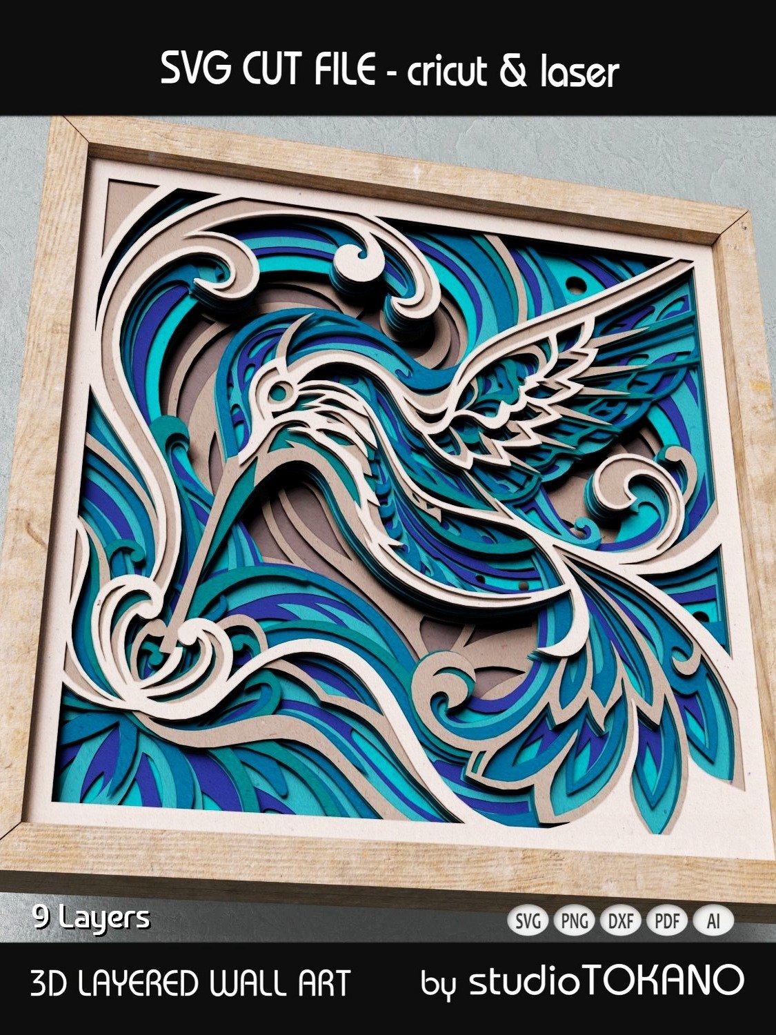 Hummingbird Shadow Box product image (5)