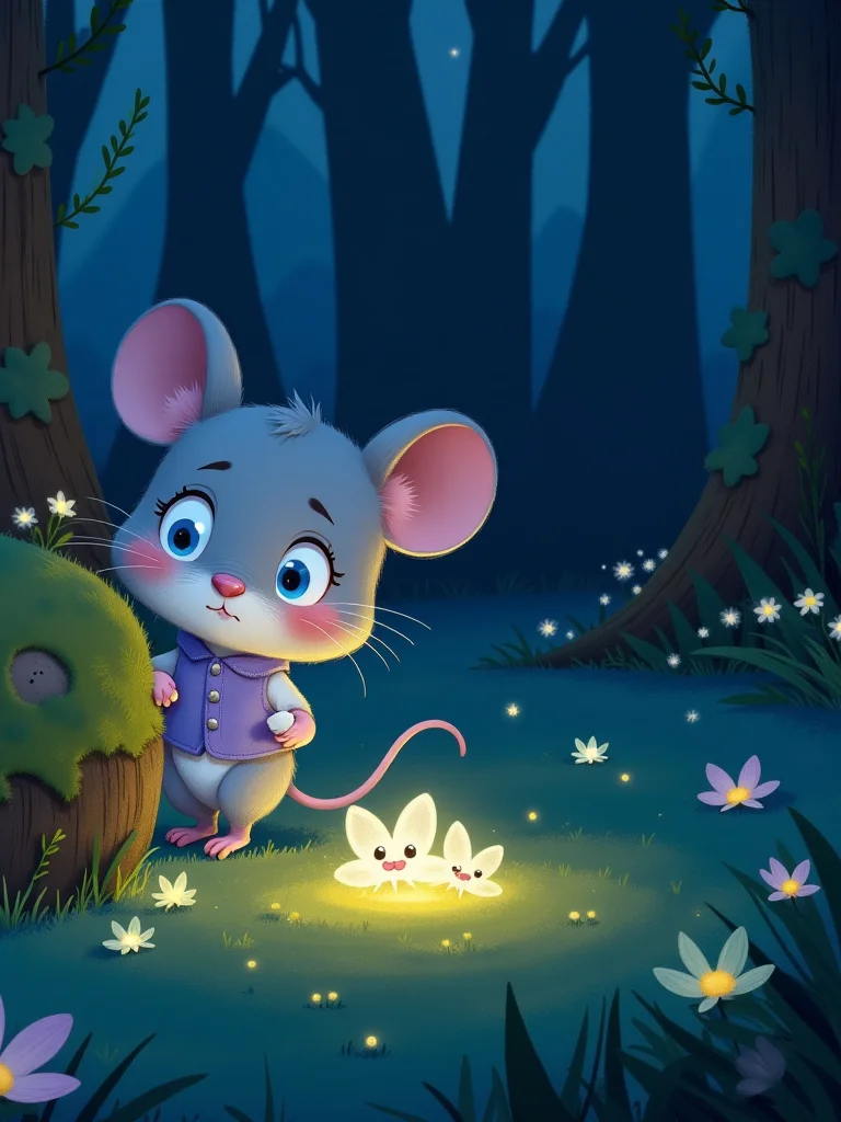 Milo the Moonlight Mouse | Kids Bedtime Story PDF | Preschool Fairy Tale Book | Toddler Ebook | Instant Digital Download (25 Pages) product image (5)