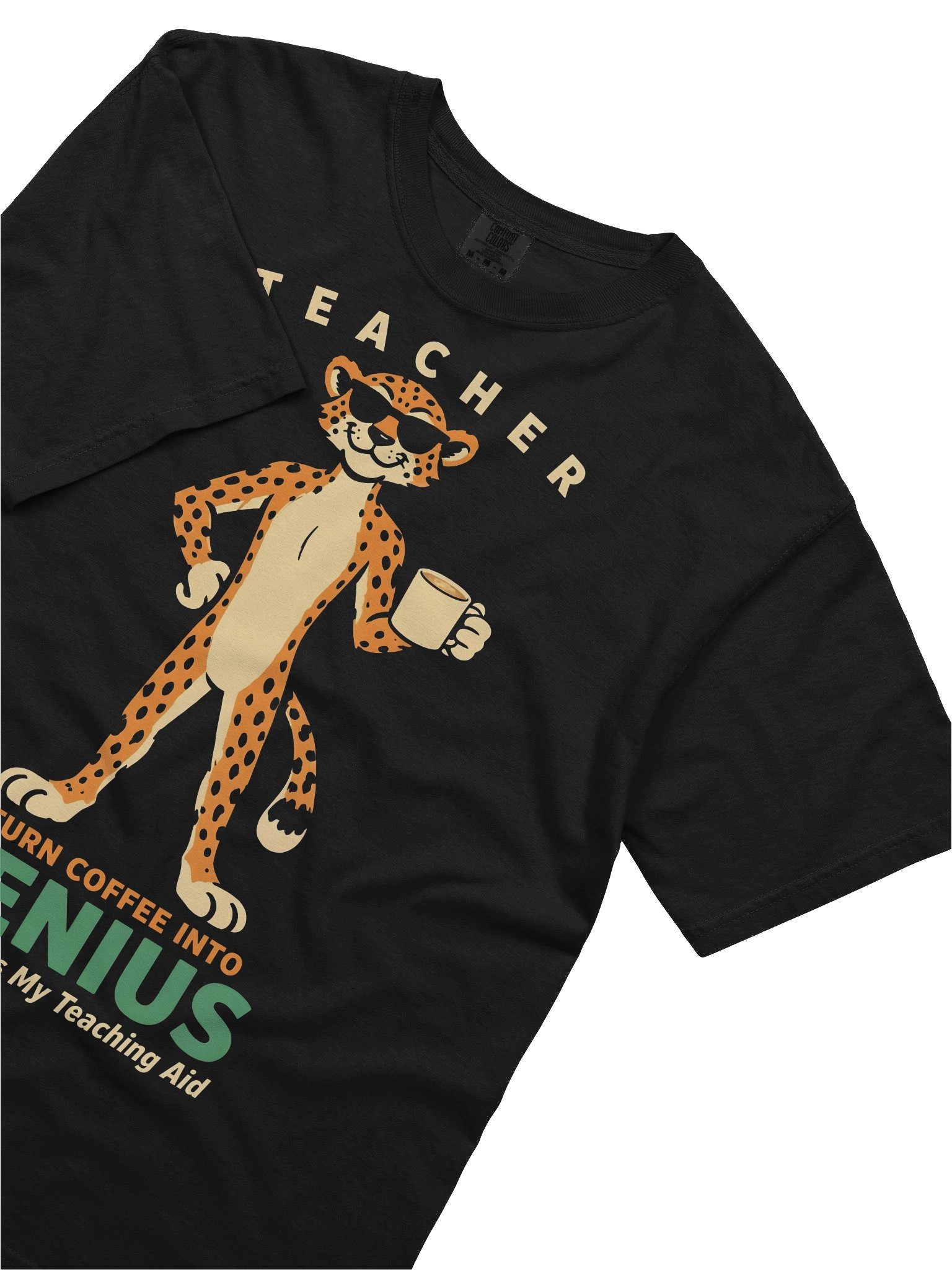 Teacher Coffee Genius Sarcasm Tee product image (1)