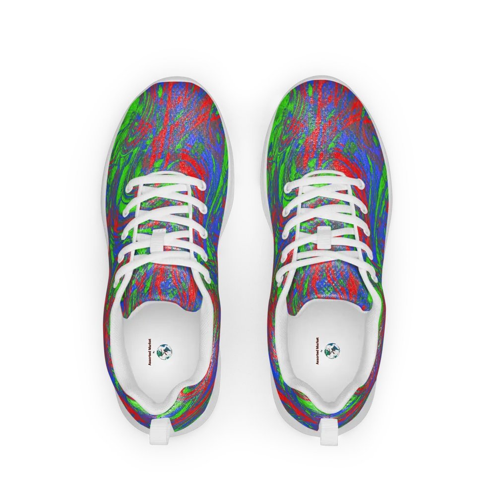 Vibrant Swirl Men's Athletic Shoes product image (1)